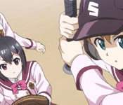 ibuki batting against yomi's magic throw